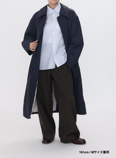 バルマカーンコート / TWIST NYLON TAFTA BALMACAAN COAT 詳細画像 Navy 8