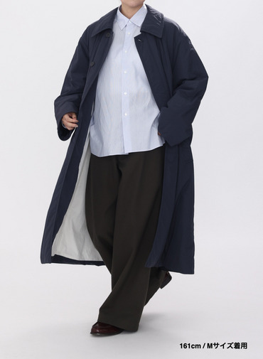 バルマカーンコート / TWIST NYLON TAFTA BALMACAAN COAT 詳細画像 Navy 9