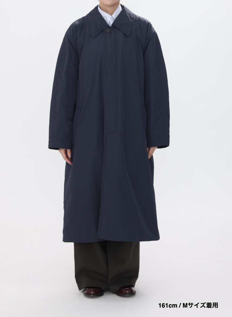 バルマカーンコート / TWIST NYLON TAFTA BALMACAAN COAT 詳細画像 Navy 1