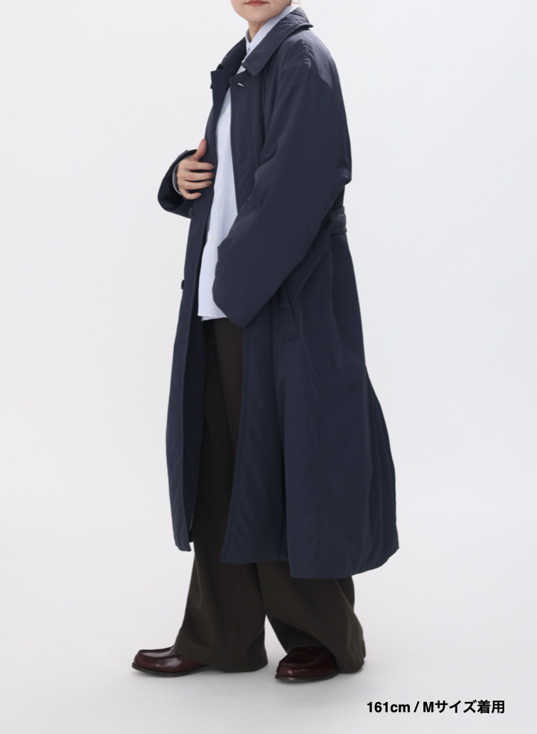 バルマカーンコート / TWIST NYLON TAFTA BALMACAAN COAT 詳細画像 Navy 12