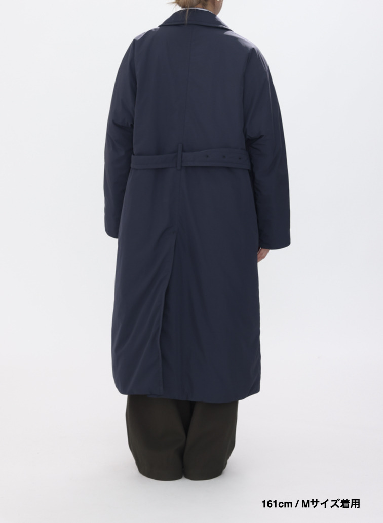バルマカーンコート / TWIST NYLON TAFTA BALMACAAN COAT 詳細画像 Navy 3