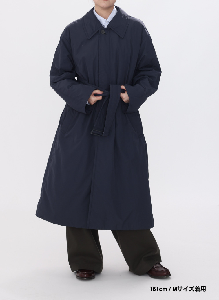 バルマカーンコート / TWIST NYLON TAFTA BALMACAAN COAT 詳細画像 Navy 7