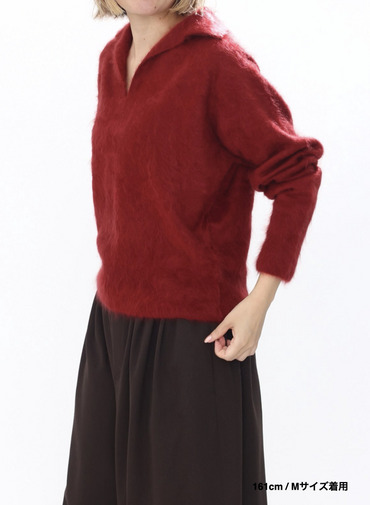 スキッパーポロ / ROYAL CASHMERE FUR SKIPPER POLO 詳細画像 Red 16