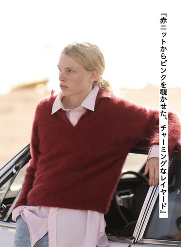スキッパーポロ / ROYAL CASHMERE FUR SKIPPER POLO 詳細画像 Red 2