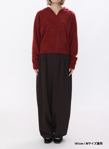 スキッパーポロ / ROYAL CASHMERE FUR SKIPPER POLO 詳細画像 Red 9