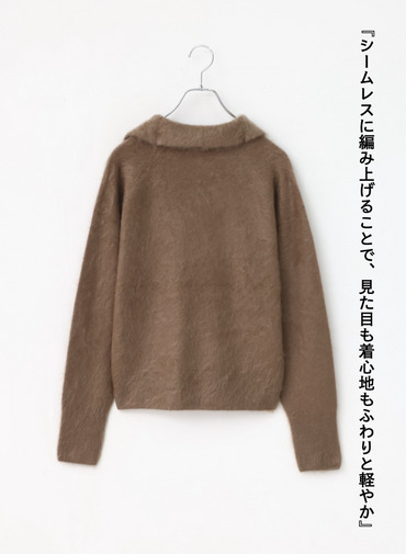 スキッパーポロ / ROYAL CASHMERE FUR SKIPPER POLO 詳細画像 Camel 11