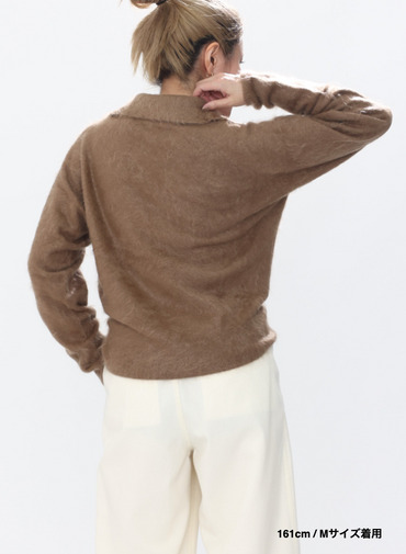 スキッパーポロ / ROYAL CASHMERE FUR SKIPPER POLO 詳細画像 Camel 17