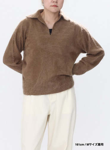 スキッパーポロ / ROYAL CASHMERE FUR SKIPPER POLO 詳細画像 Camel 18
