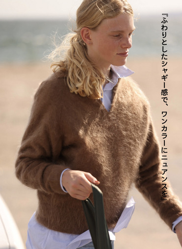 スキッパーポロ / ROYAL CASHMERE FUR SKIPPER POLO 詳細画像 Camel 2