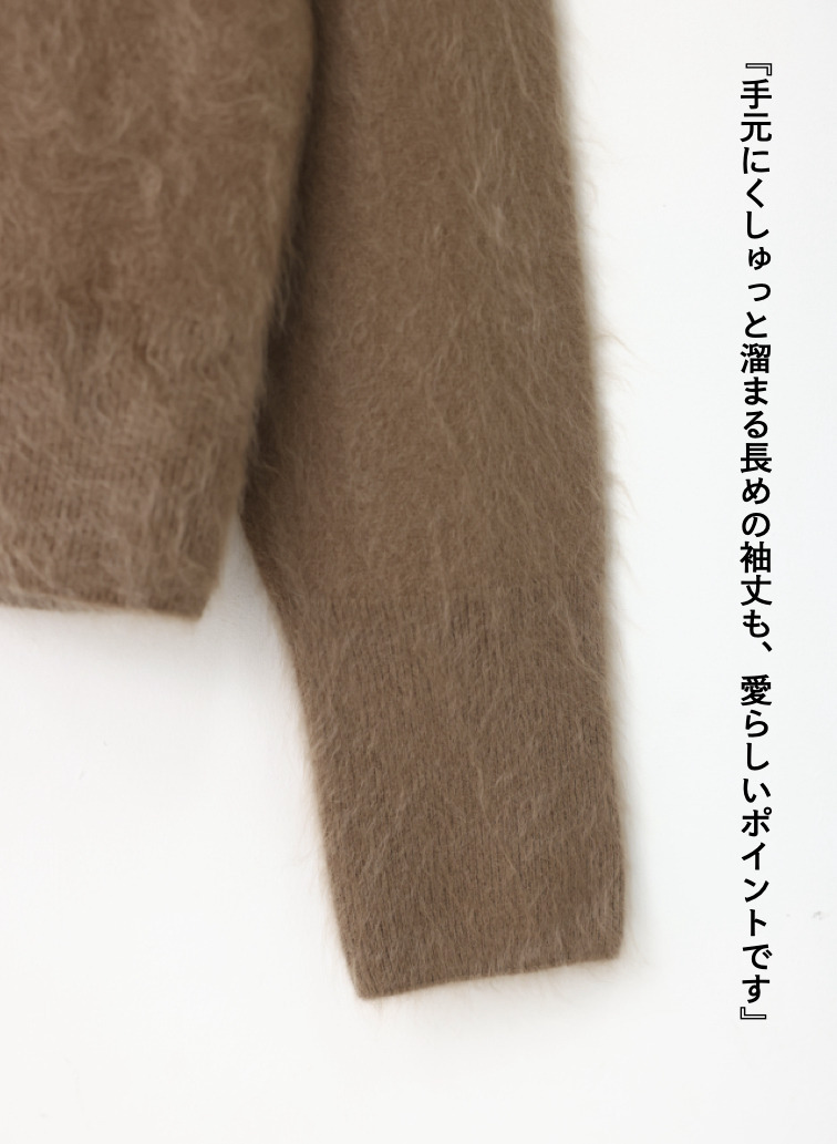 スキッパーポロ / ROYAL CASHMERE FUR SKIPPER POLO 詳細画像 Camel 9