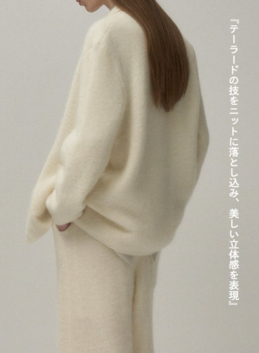 ニットジャケット / MOHAIR SHAGGY KNIT JACKET 詳細画像 Off White 2