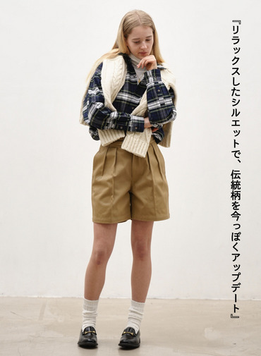 ★チェックオックスフォードシャツ / DRESS GORDON CHECK OXFORD SHIRTS [UNISEX] 詳細画像 Green 2