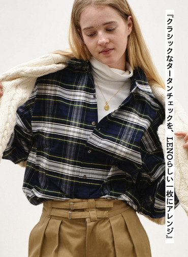 ★チェックオックスフォードシャツ / DRESS GORDON CHECK OXFORD SHIRTS [UNISEX] 詳細画像 Green 3