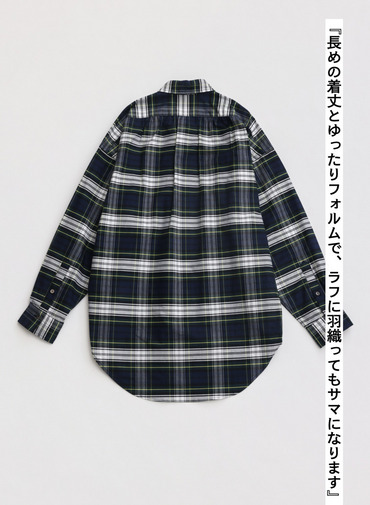 ★チェックオックスフォードシャツ / DRESS GORDON CHECK OXFORD SHIRTS [UNISEX] 詳細画像 Green 7