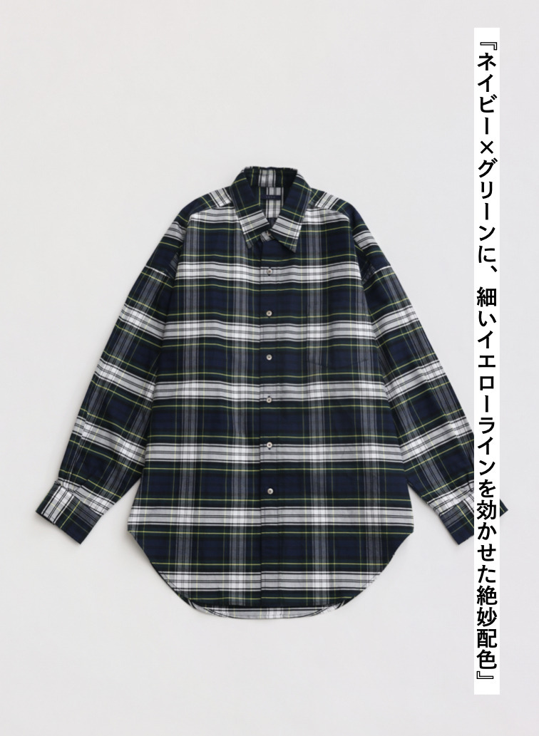 ★チェックオックスフォードシャツ / DRESS GORDON CHECK OXFORD SHIRTS [UNISEX] 詳細画像 Green 5