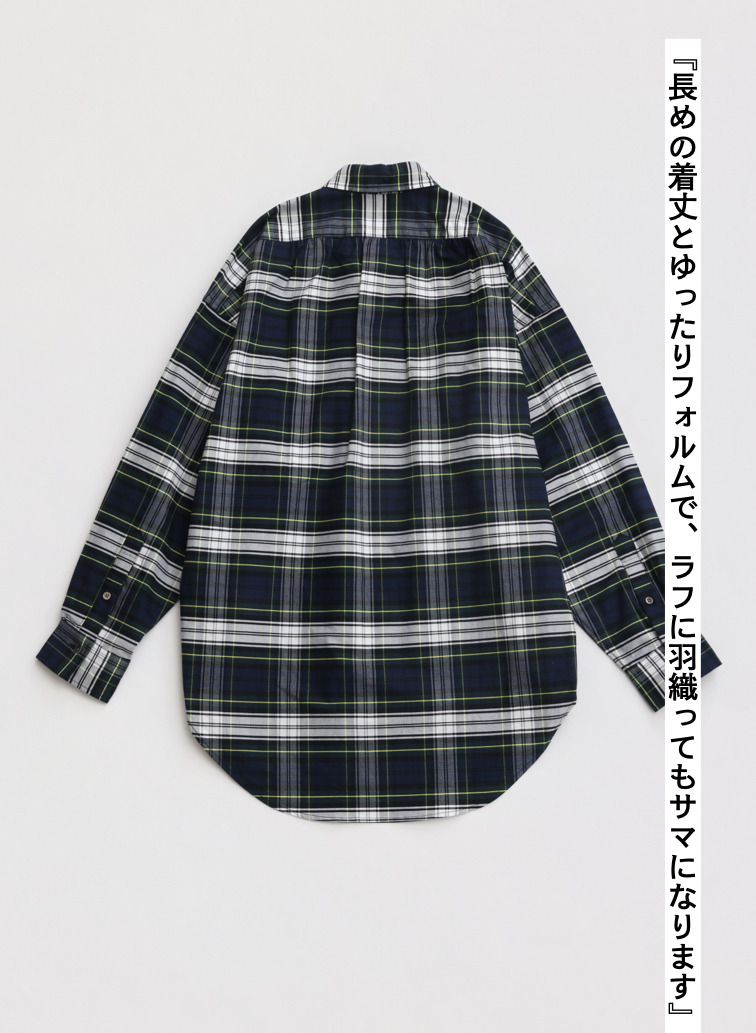 ★チェックオックスフォードシャツ / DRESS GORDON CHECK OXFORD SHIRTS [UNISEX] 詳細画像 Green 7
