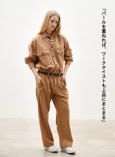 メルトンCPOジャケット / SUPER110'S MELTON CPO JACKET [UNISEX] 詳細画像 Camel 2