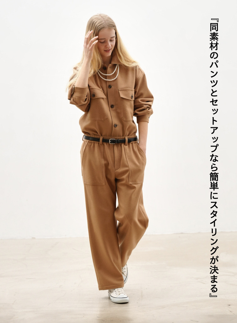 メルトンCPOジャケット / SUPER110'S MELTON CPO JACKET [UNISEX] 詳細画像 Camel 4