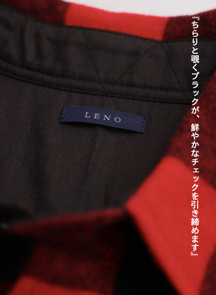 ★チェックワークシャツ / BUFFALO CHECK WORK SHIRTS [UNISEX] 詳細画像 Red 8