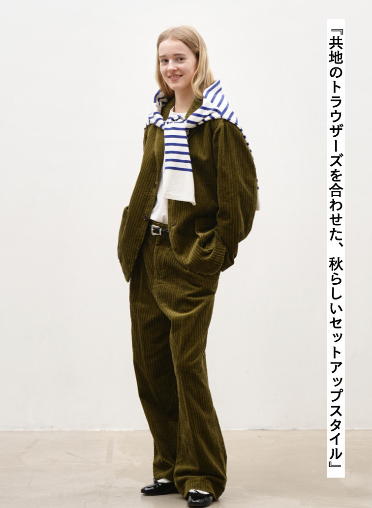 ★コーデュロイジャケット / MULTI WALE CORDUROY JACKET[UNISEX] 詳細画像 Khaki 5