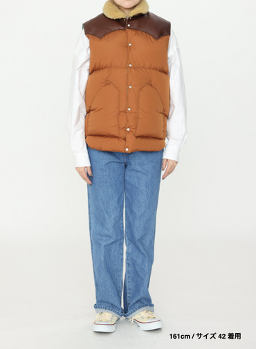 【ESSENTIALS】ダウンベスト / CHRISTY VEST 詳細画像 Brown 10