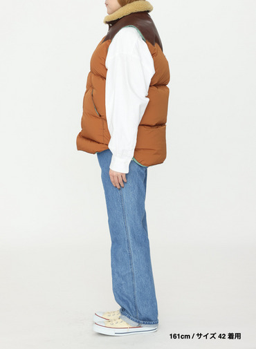 【ESSENTIALS】ダウンベスト / CHRISTY VEST 詳細画像 Brown 11