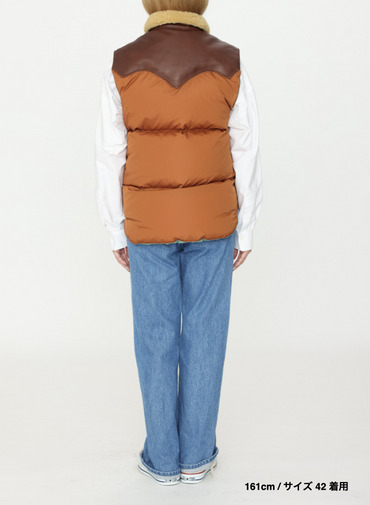 【ESSENTIALS】ダウンベスト / CHRISTY VEST 詳細画像 Brown 12