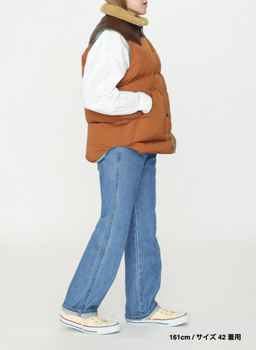 【ESSENTIALS】ダウンベスト / CHRISTY VEST 詳細画像 Brown 13