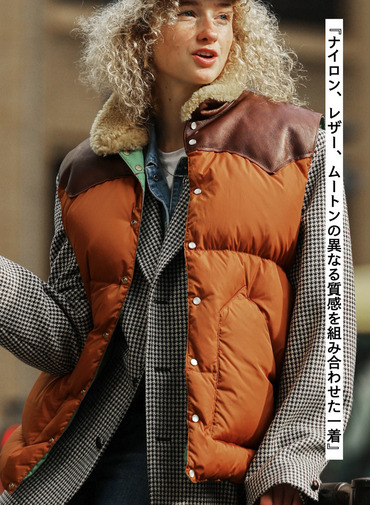 【ESSENTIALS】ダウンベスト / CHRISTY VEST 詳細画像 Brown 3