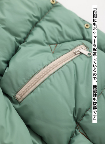 【ESSENTIALS】ダウンベスト / CHRISTY VEST 詳細画像 Brown 8