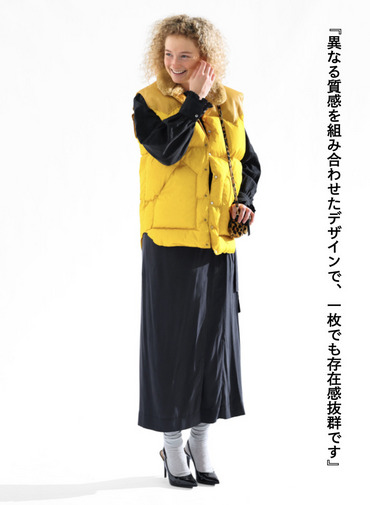 【ESSENTIALS】ダウンベスト / CHRISTY VEST 詳細画像 Yellow 2