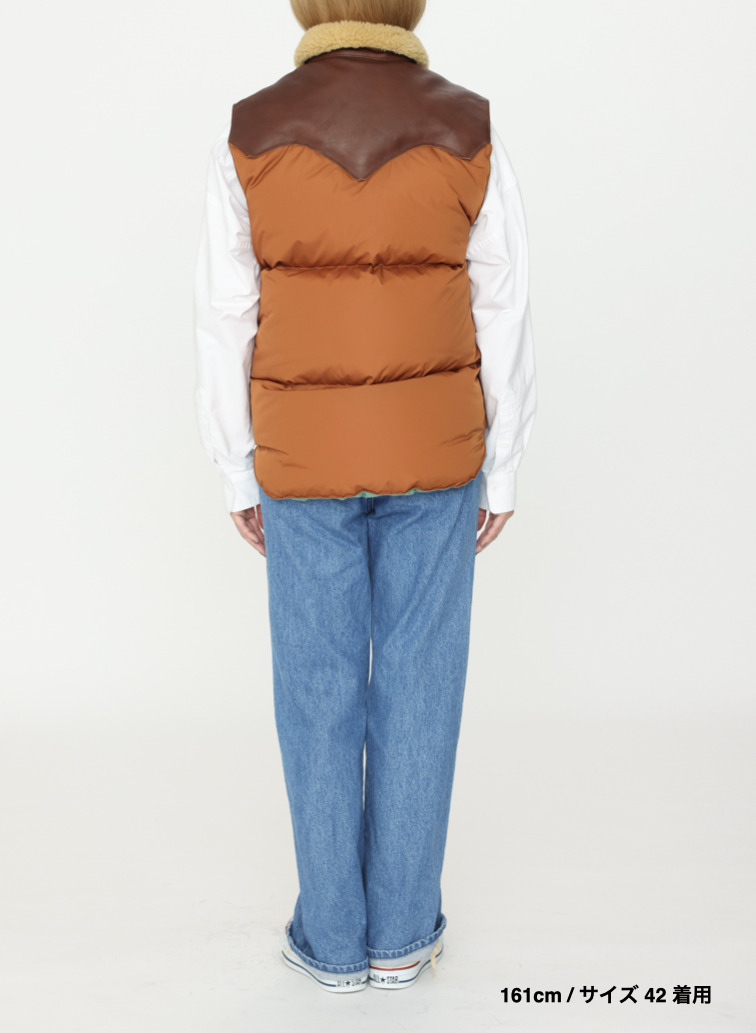 【ESSENTIALS】ダウンベスト / CHRISTY VEST 詳細画像 Brown 12