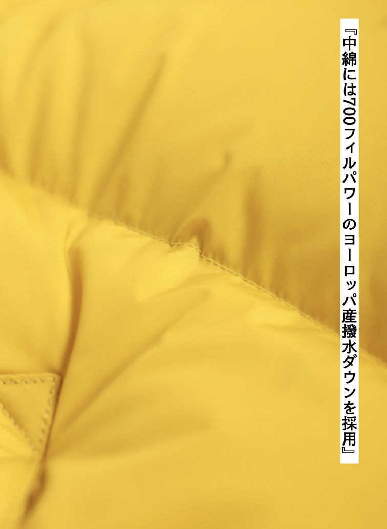 【ESSENTIALS】ダウンベスト / CHRISTY VEST 詳細画像 Yellow 7