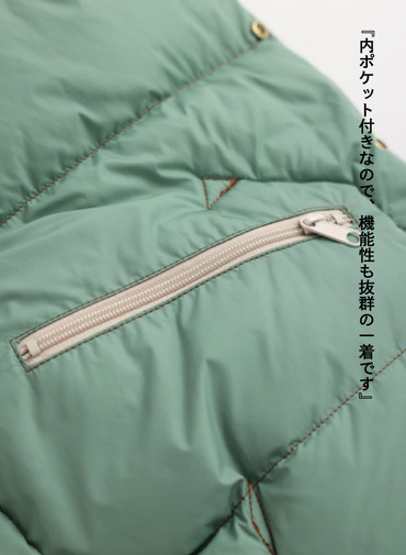 ダウンジャケット / CHRISTY JACKET 詳細画像 Brown 5