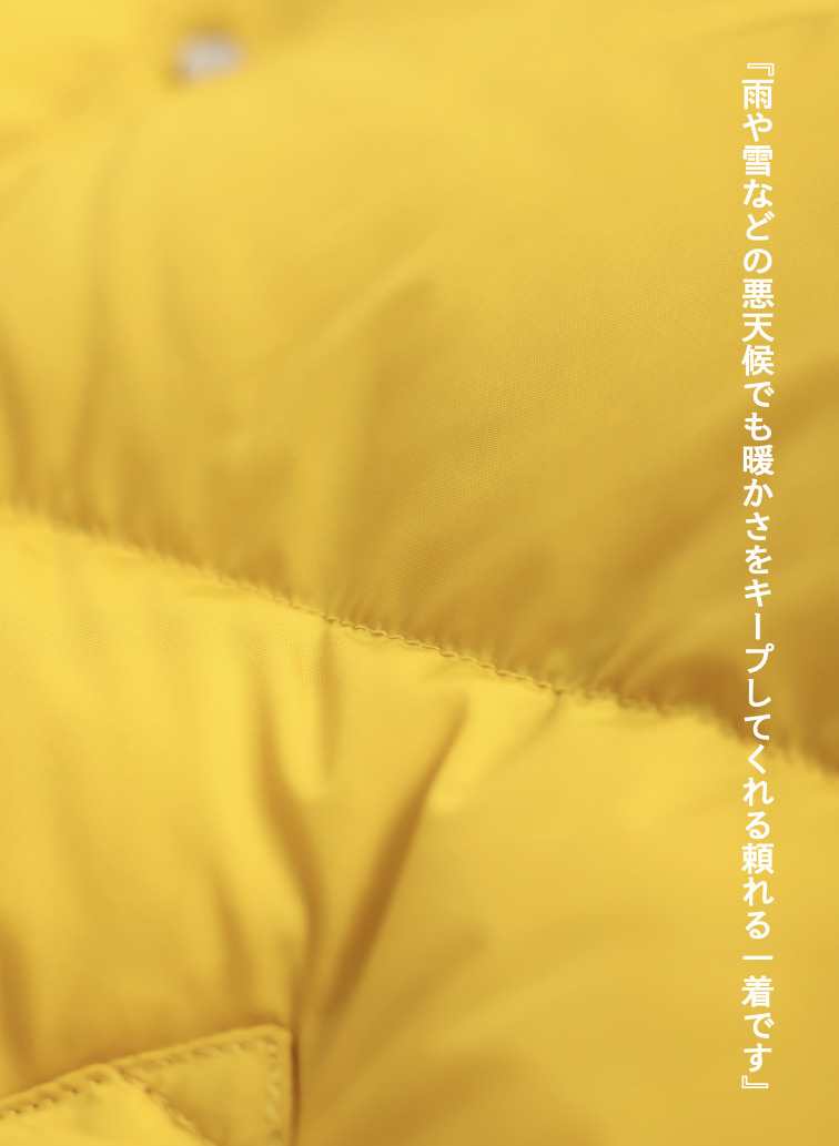 ダウンジャケット / CHRISTY JACKET 詳細画像 Yellow 6