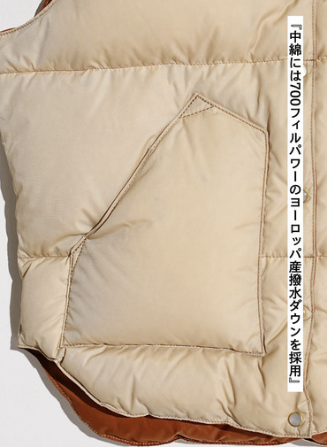 【ESSENTIALS】KOURTNEY VEST 詳細画像 Beige 9