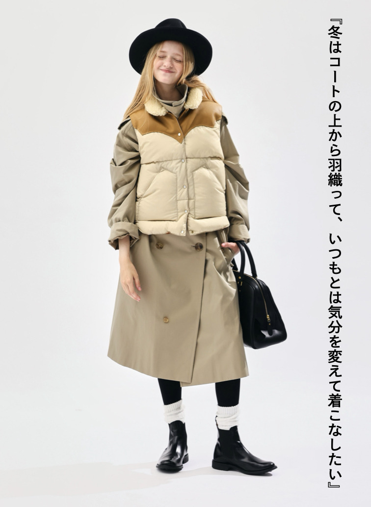 【ESSENTIALS】KOURTNEY VEST 詳細画像 Beige 2
