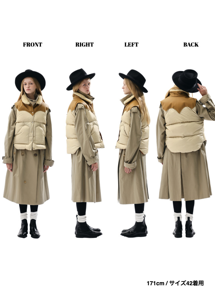 【ESSENTIALS】KOURTNEY VEST 詳細画像 Beige 5