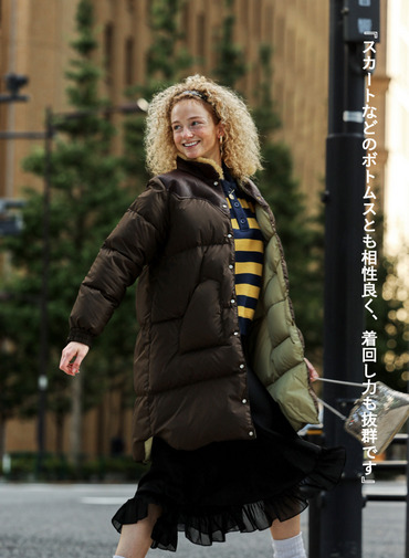 ダウンコート / MICHELLE COAT 詳細画像 Brown 3