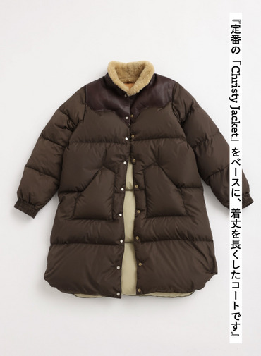 ダウンコート / MICHELLE COAT 詳細画像 Brown 4