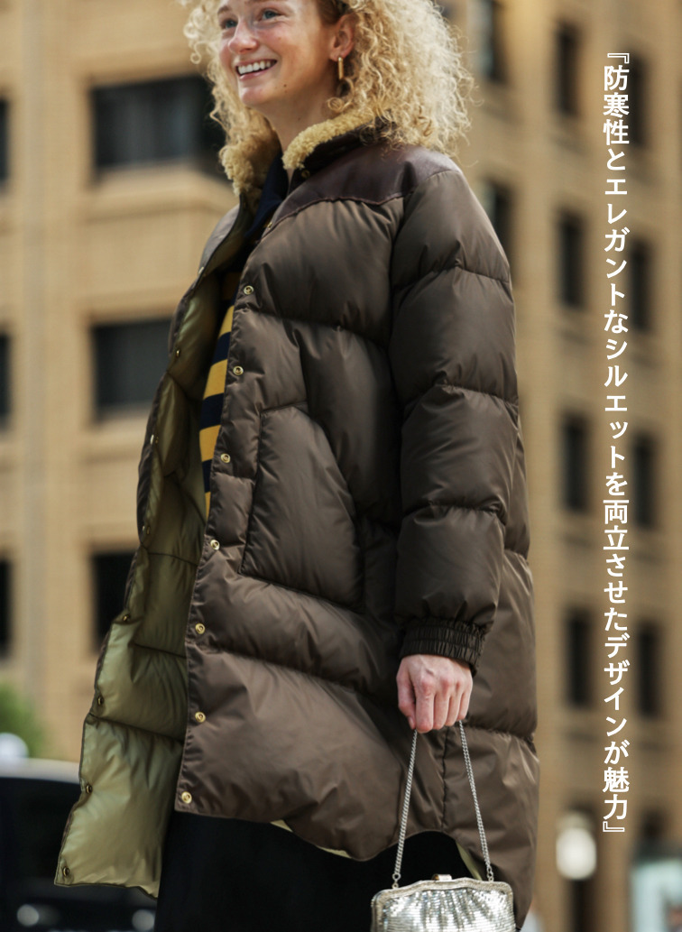 ダウンコート / MICHELLE COAT 詳細画像 Brown 2