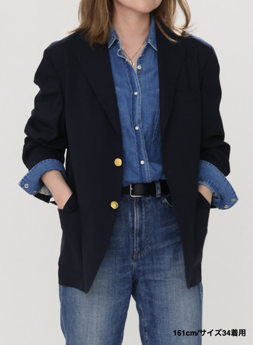 【ESSENTIALS】3Bブレザー【UNISEX】 詳細画像 Navy 12