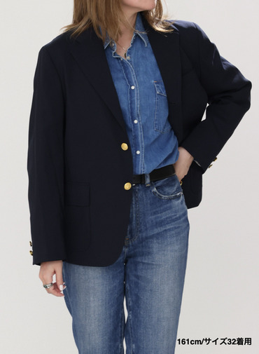 【ESSENTIALS】3Bブレザー【UNISEX】 詳細画像 Navy 4
