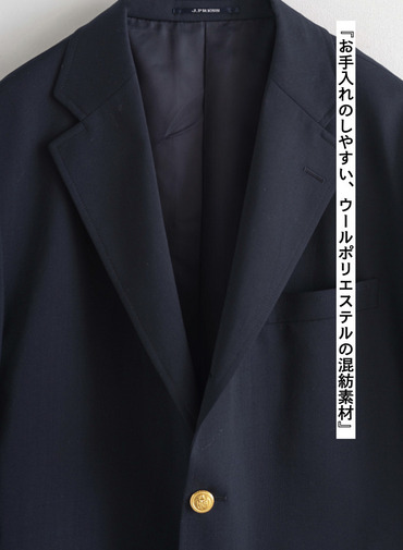 【ESSENTIALS】3Bブレザー【UNISEX】 詳細画像 Navy 11