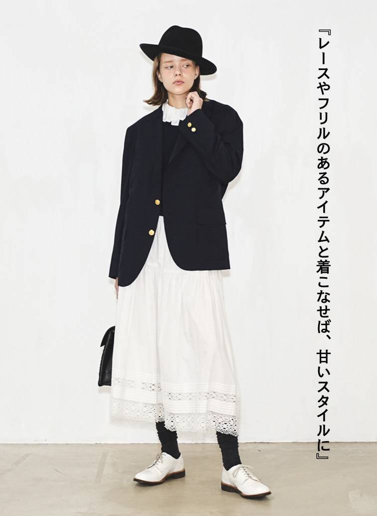 【ESSENTIALS】3Bブレザー【UNISEX】 詳細画像 Navy 4