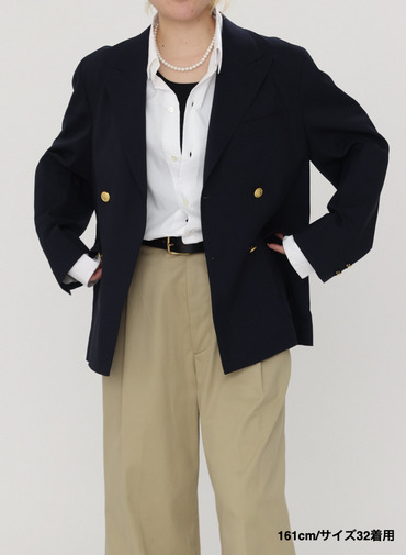 【ESSENTIALS】4Bブレザー【UNISEX】 詳細画像 Navy 6