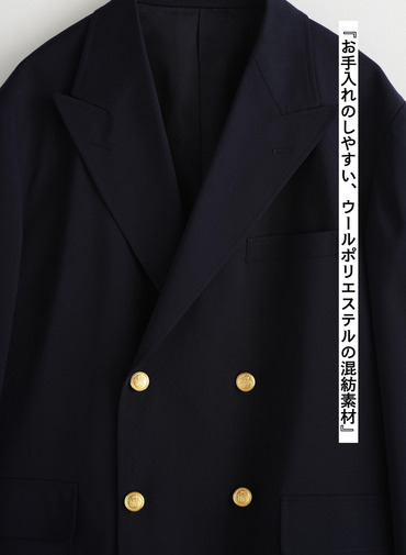【ESSENTIALS】4Bブレザー【UNISEX】 詳細画像 Navy 10