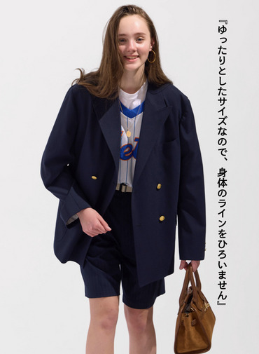 【ESSENTIALS】4Bブレザー【UNISEX】 詳細画像 Navy 7
