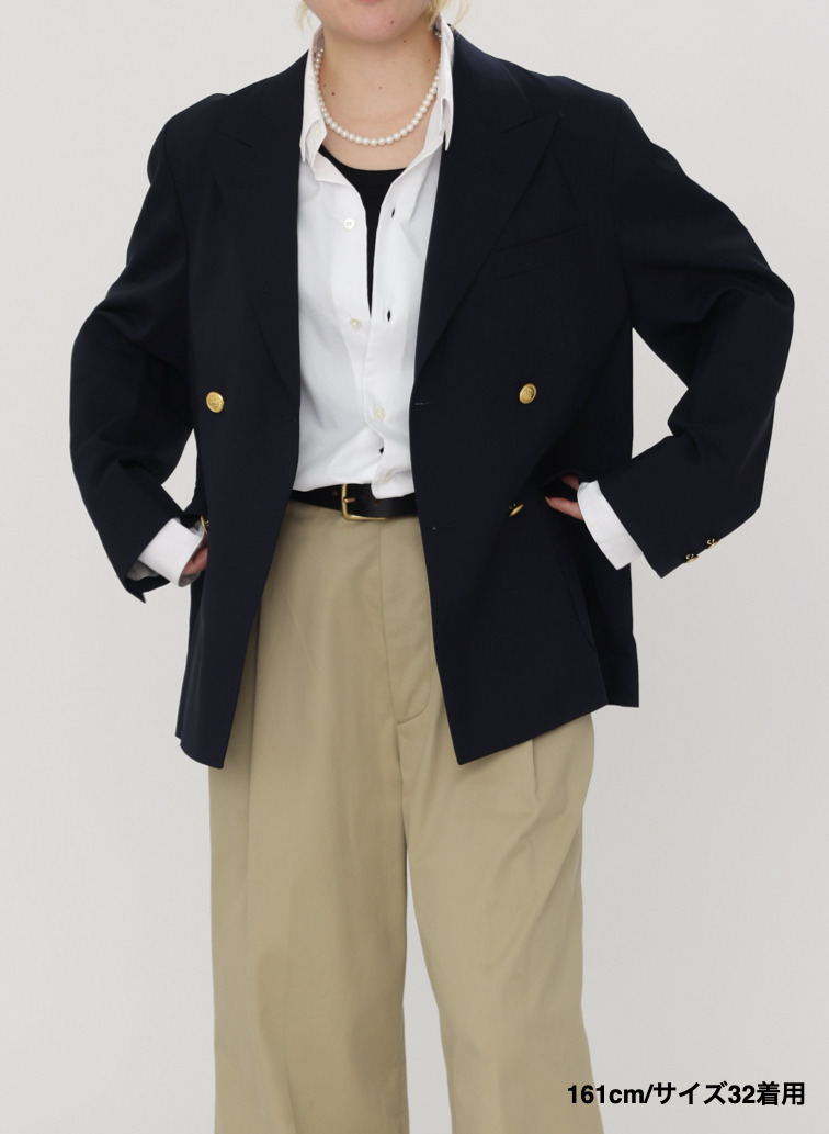 【ESSENTIALS】4Bブレザー【UNISEX】 詳細画像 Navy 6