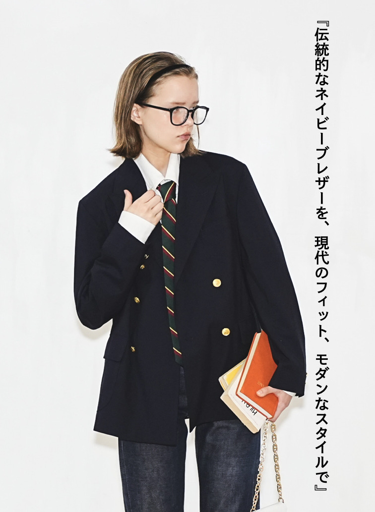 【ESSENTIALS】4Bブレザー【UNISEX】 詳細画像 Navy 1